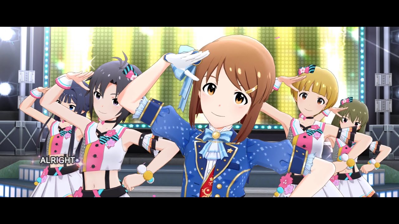 ミリシタ】萩原雪歩(SHS)「ALRIGHT*」(楽曲SSR)【ユニットMV】[1440p