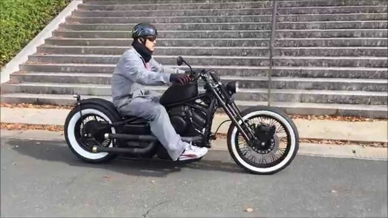 ドラッグスター400 スプリンガーフォーク カスタム チョッパー ファ