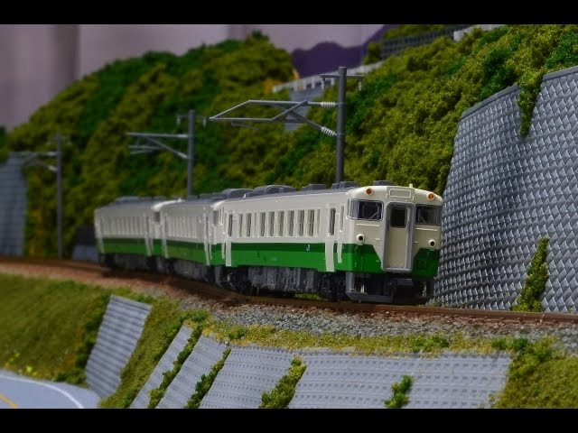 KATO】キハ40系東北地域本社色・JR東海色 Nゲージ走行シーン - YouTube