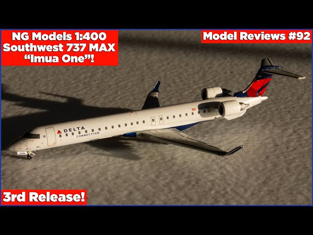 GeminiJets 1:400 Delta Connection CRJ-900 2024! | Model Reviews