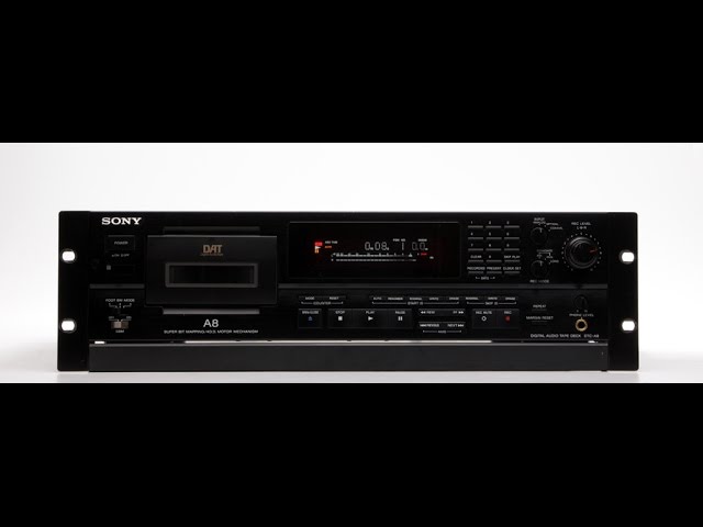 Sony DTC-A8 professional DAT recorder - YouTube