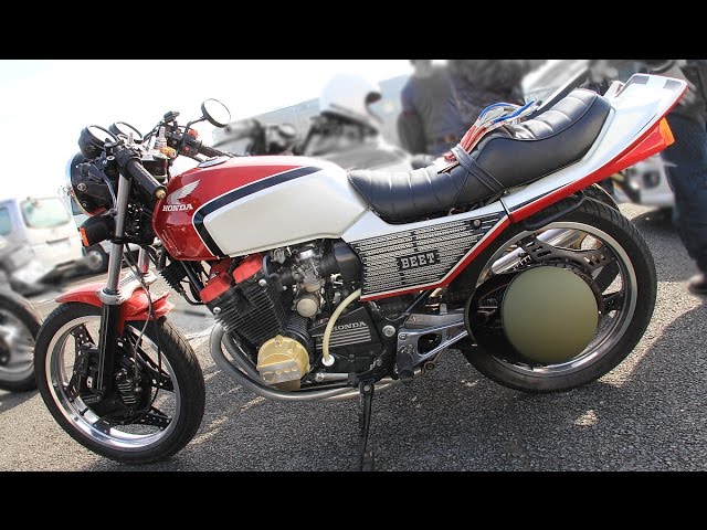 HONDA CBX400F DIC ダイシンレーシングオールアルミマフラー - YouTube