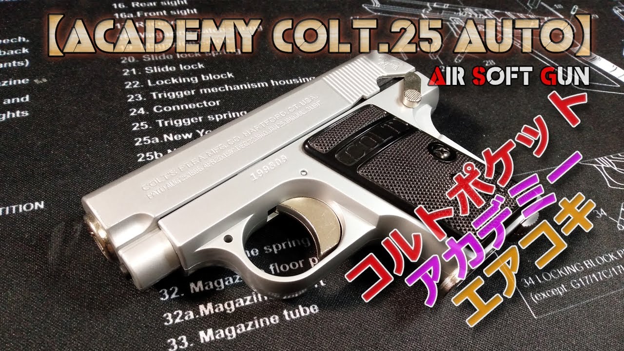 Cheap Gun [ACADEMY COLT.25 AUTO] Performance Check! We