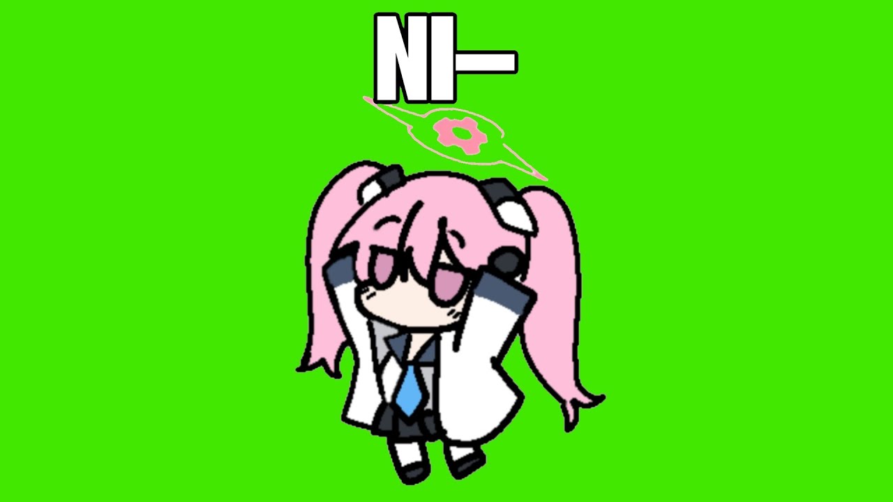 Koyuki Jumping Green Screen wo ai ni– (Blue Archive) - YouTube