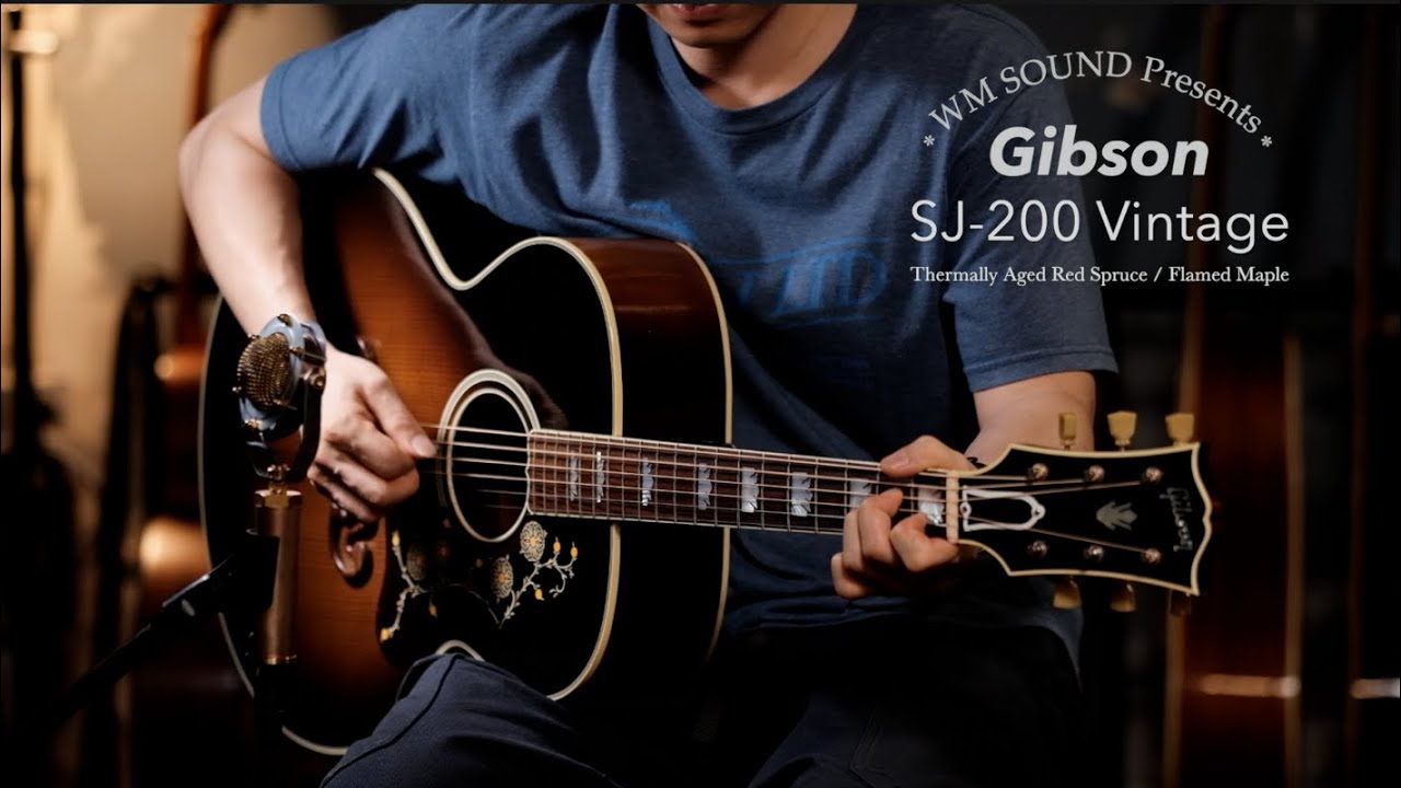 2017 Gibson SJ-200 Vintage - YouTube