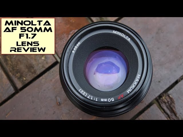 Minolta AF 50mm F1.7: Lens Review - YouTube