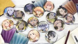 東京リベンジャーズ×文房具カフェ レトロシアターモチーフ 缶バッジ 羽