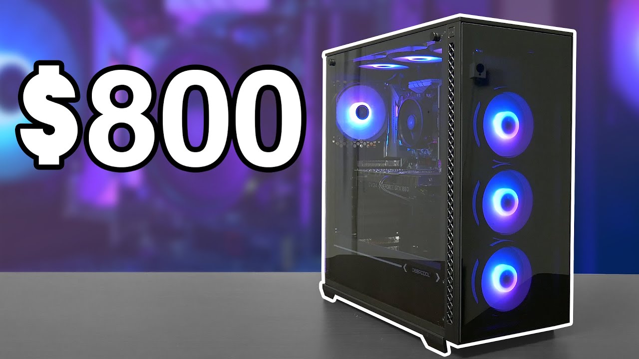 $800 Gaming PC Build - Ryzen 5 2600 + GTX 1660 - YouTube
