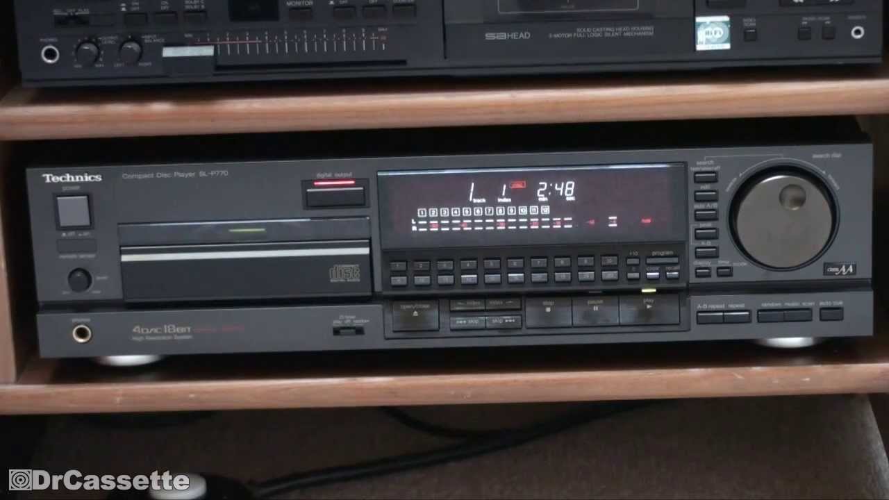 Technics SL-P770 High End CD Player! - YouTube