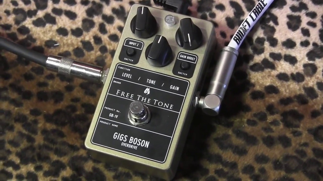 Free The Tone GIGS BOSON overdrive demo (Pedal Genie Rental