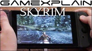 20 Minutes of Skyrim on Nintendo Switch Gameplay (By Someone Who