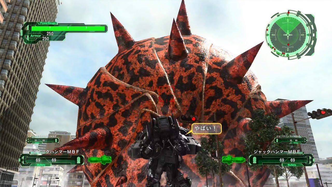 地球防衛軍6】移動速度+600%のフェンサーで殴りまくって巨大ダンゴムシ