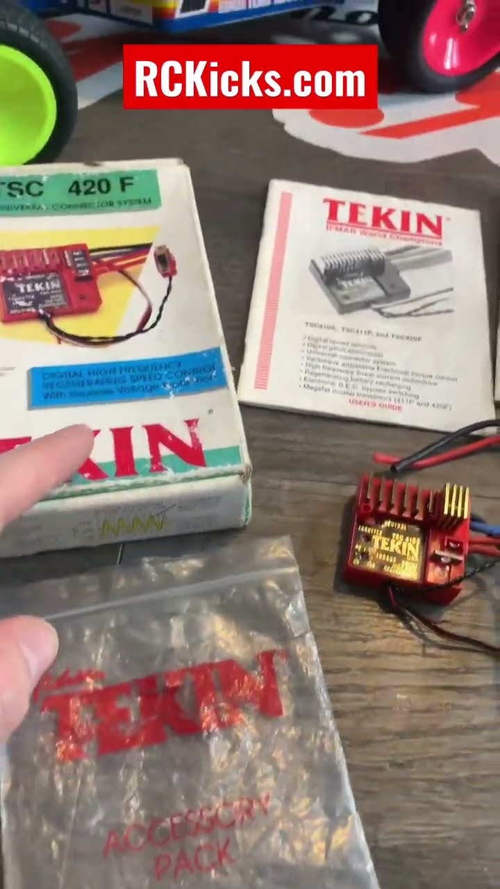 32 Year Old RC Tekin 410S ESC. Perfect for Fitting In A RC10 Tekin