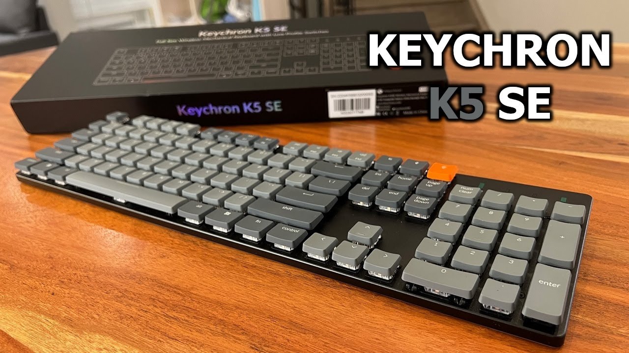 Keychron K5 SE Keyboard - White LED - Unboxing - YouTube