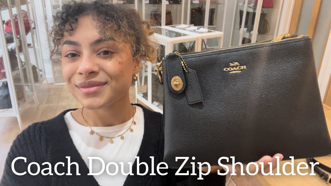 Coach Double Zip Shoulder Review - YouTube