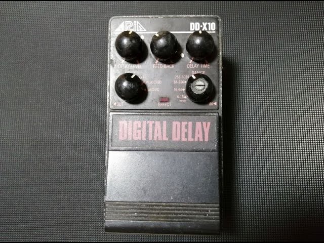 Aria DD-X10 Digital Delay 【ヴィンテージエフェクター】 - YouTube