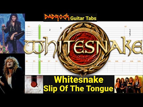 Slip Of The Tongue - Whitesnake - Guitar TABS Lesson - YouTube