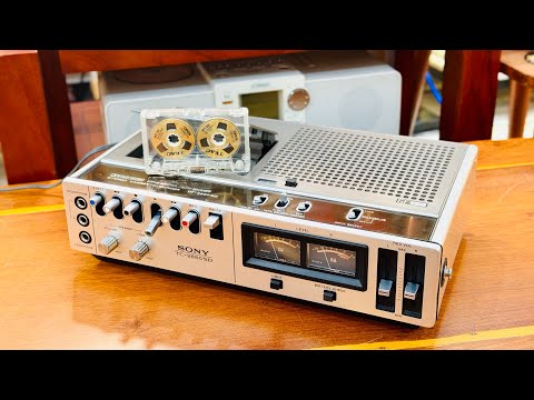 Beautiful and unique Sony TC-2850SD cassette player. Price 4.5