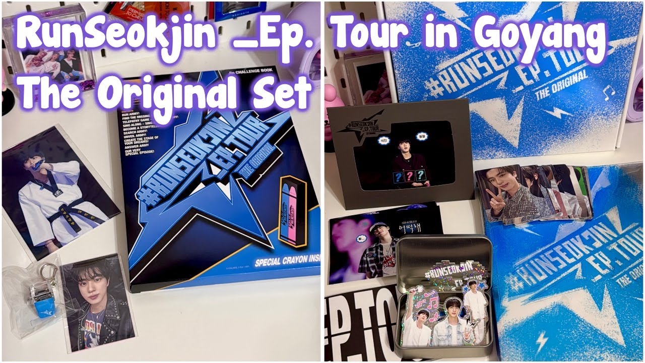 unboxing] RunSeokjin Ep. Tour in Goyang The Original Set - YouTube