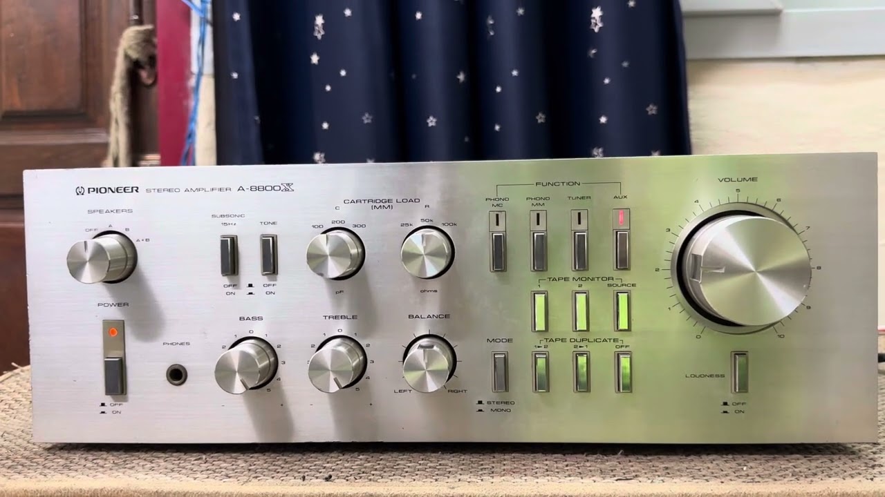 Pioneer. Stereo amplifier a8800x - YouTube