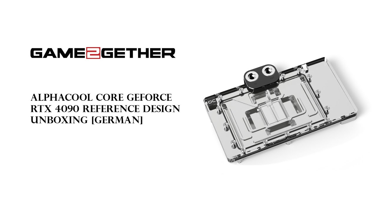 Alphacool Core Geforce RTX 4090 Reference Design Unboxing [GERMAN