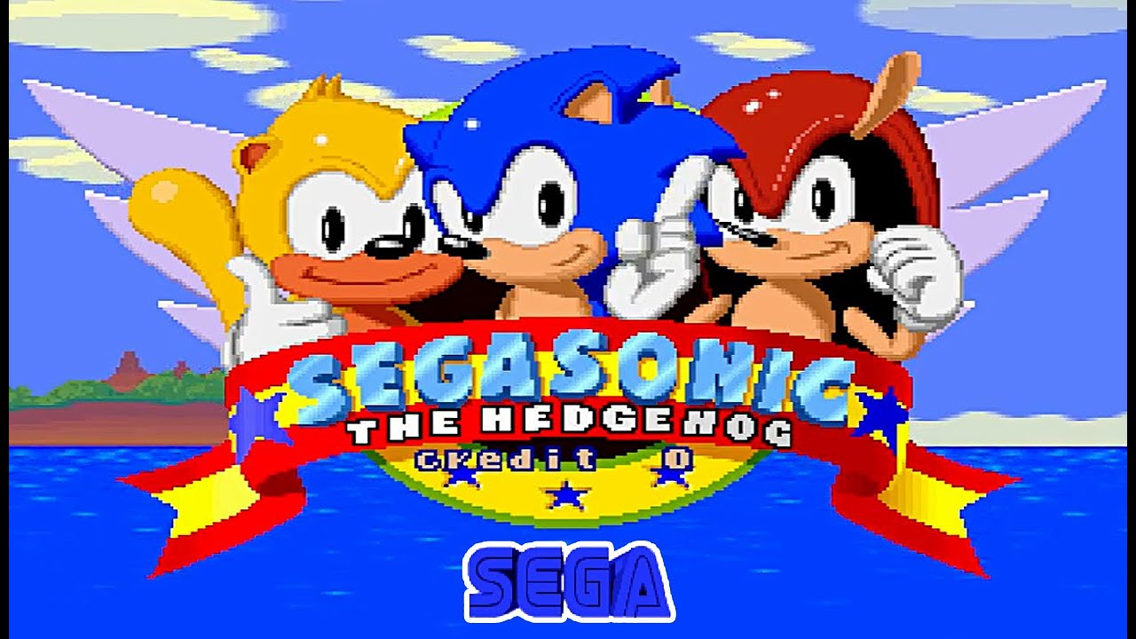 AC】SEGA『セガソニック・ザ・ヘッジホッグ』＿全7ステージ ノーミス