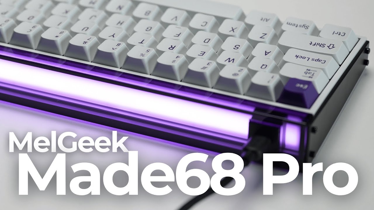 MelGeek MADE68 Pro Next-generation Lapitori keyboard - YouTube