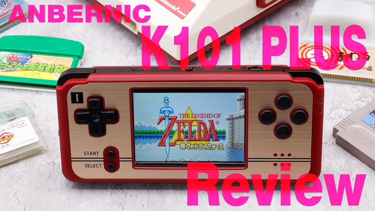 ANBERNIC K101 PLUS』レビュー！ オリジナルのGBAカセットやEverDrive