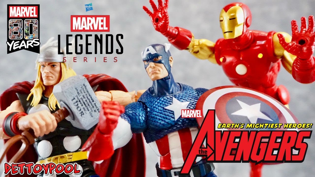 MARVEL80周年】マーベルレジェンド アベンジャーズBIG3 開封レビュー