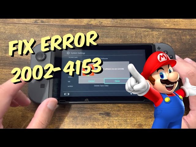 How To Fix Nintendo Switch Error 2002-4153 - YouTube
