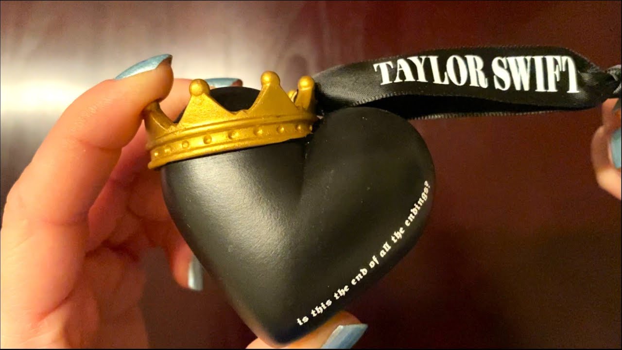 Unboxing Taylor Swift Reputation King of My Heart Ornament - YouTube