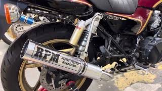 RPMマフラーサウンド】 HONDA CB750［RC42］RPM-4in2in1マフラー - YouTube