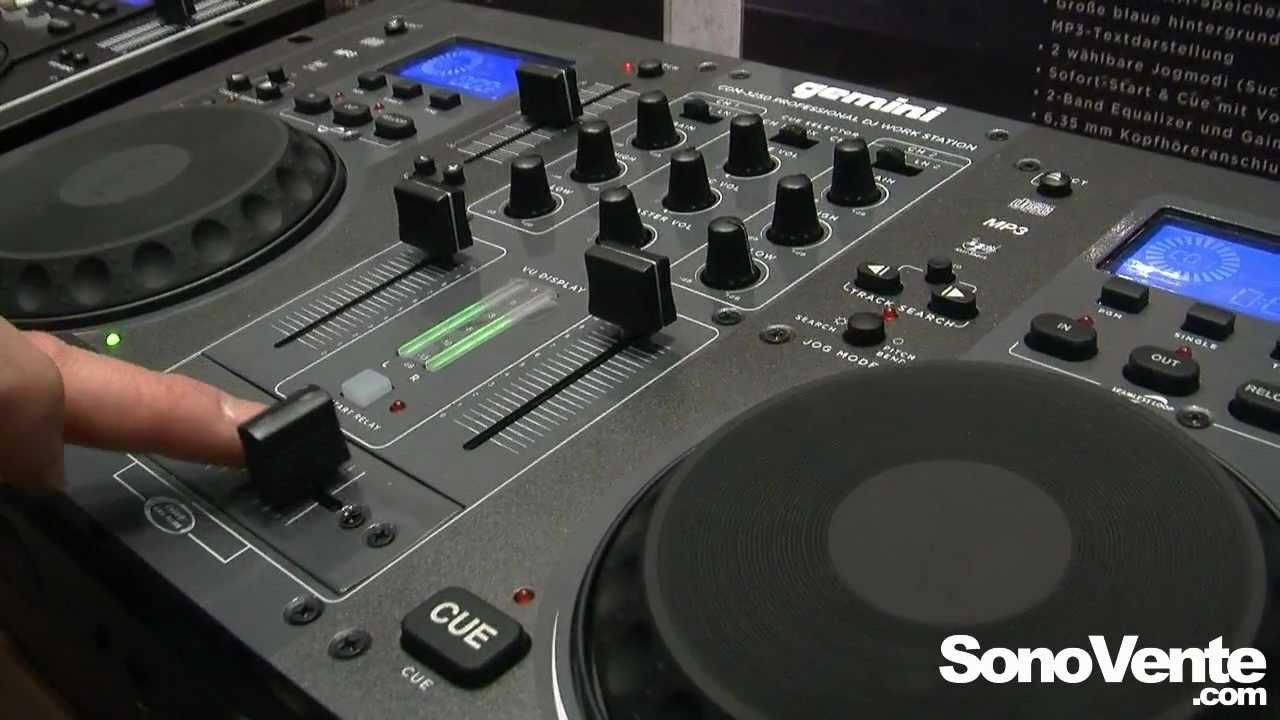 Gemini CDM-3250 - Musikmesse 2012 - YouTube