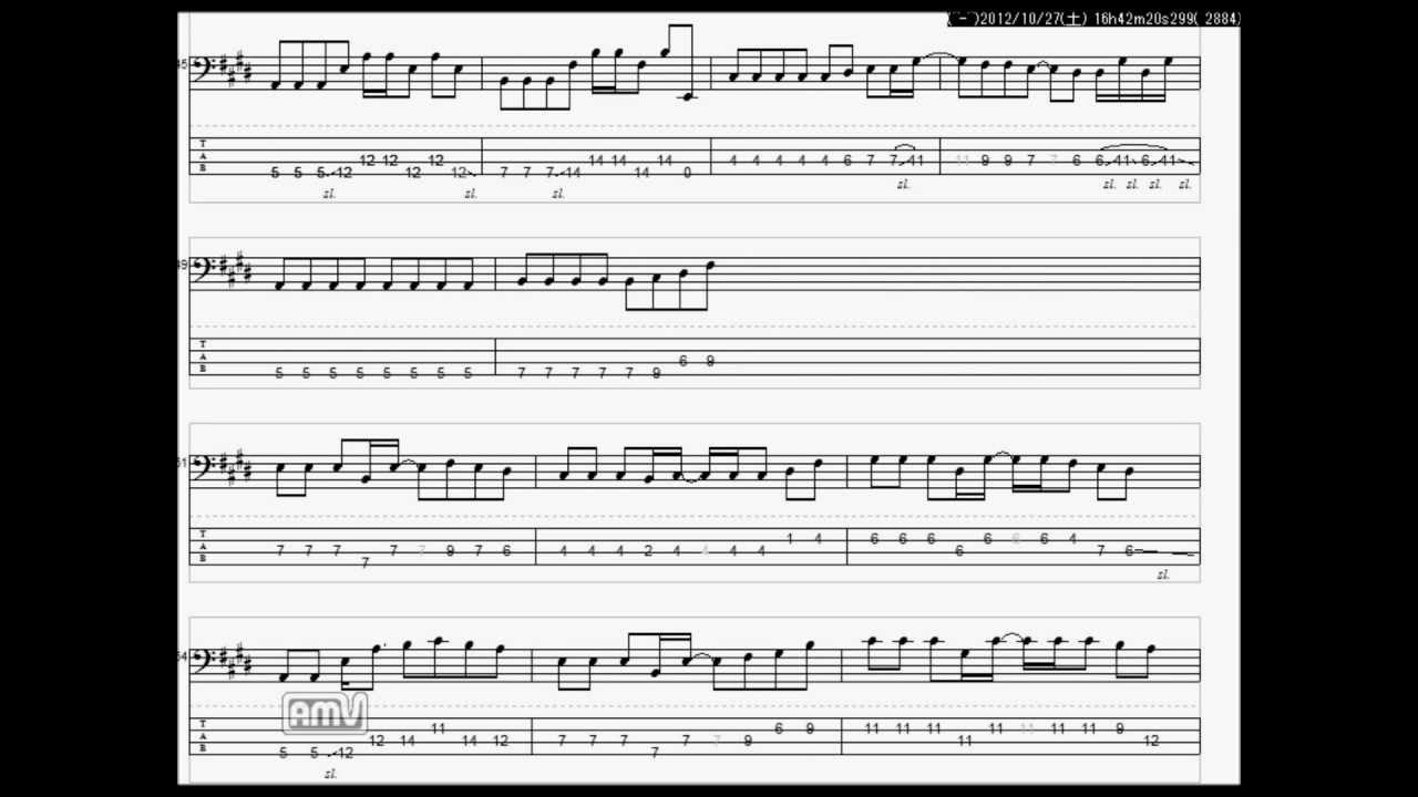 スピッツ スターゲイザー ベースTAB譜 - YouTube