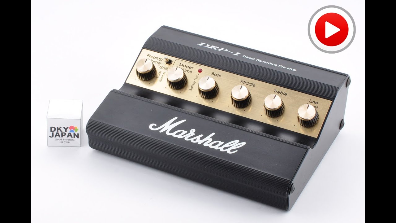 Marshall DRP-1 Direct Recording Preamp Guitar Effects Pedal Sound