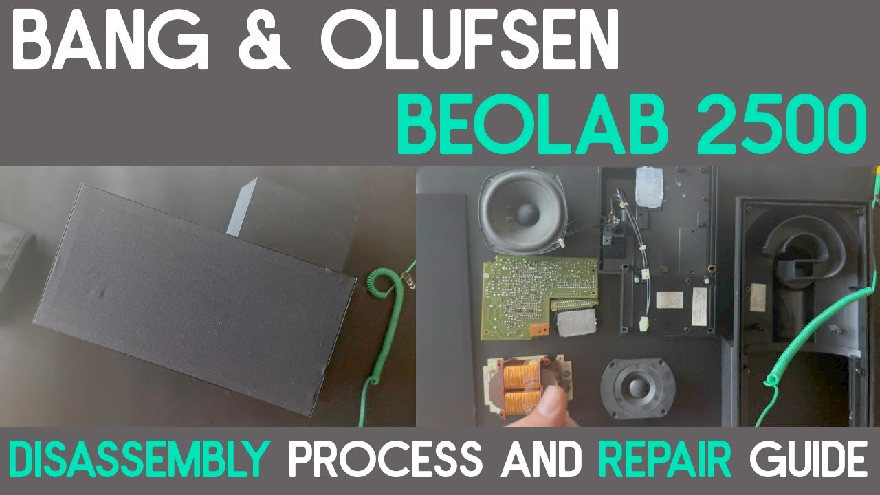 Bang & Olufsen BeoLab 2500 Active Loudspeakers Disassembly process
