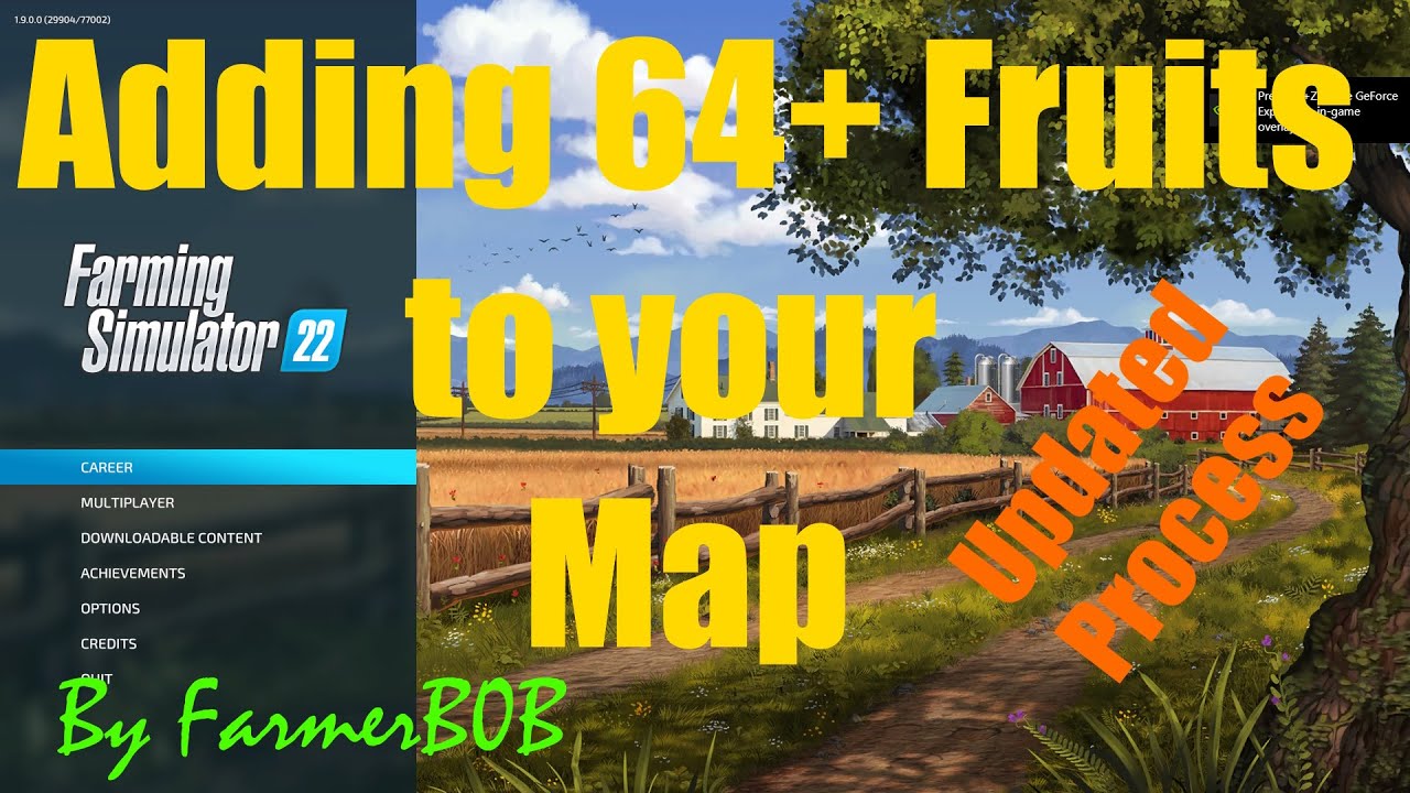 Re-Worked, Improved Video - How to Add 64 Extra Fruits to your Map