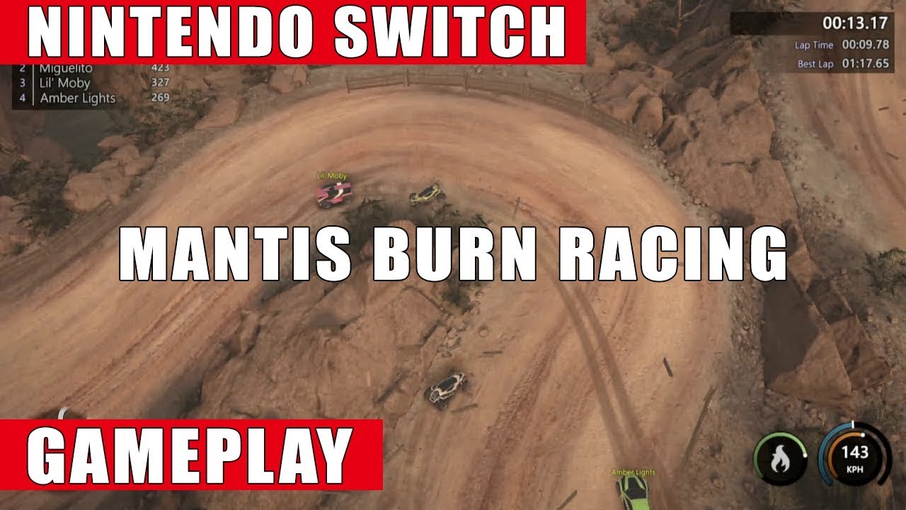 Mantis Burn Racing Nintendo Switch Gameplay - YouTube