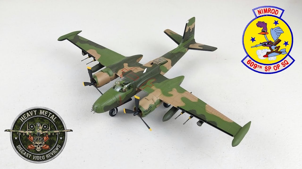 Douglas B-26K Counter Invader, USAF 609th SOS, Thailand, 1969