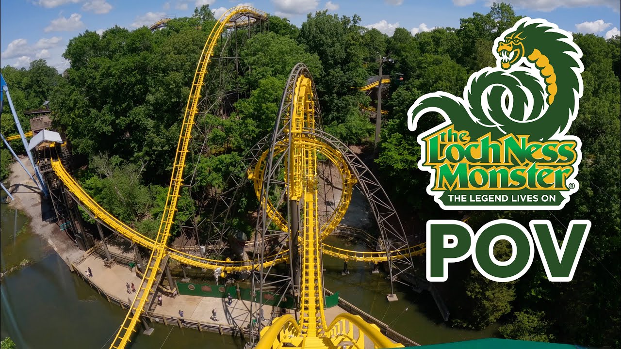 Loch Ness Monster Front Row POV | 1978 Interlocking Looping