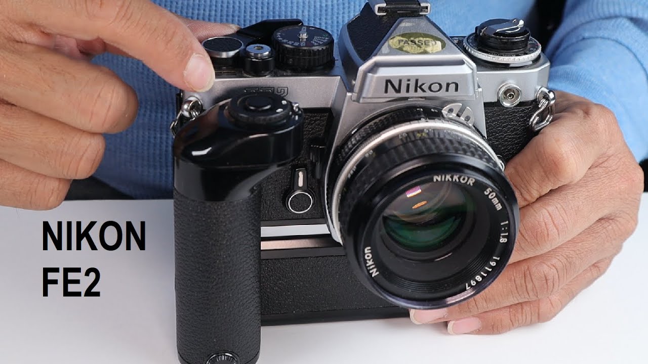 Nikon FE2 Hands On Review * film loading * Nikon md12 motor drive