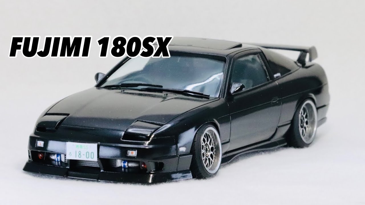 FUJIMI NISSAN 180SX plastic model production - YouTube