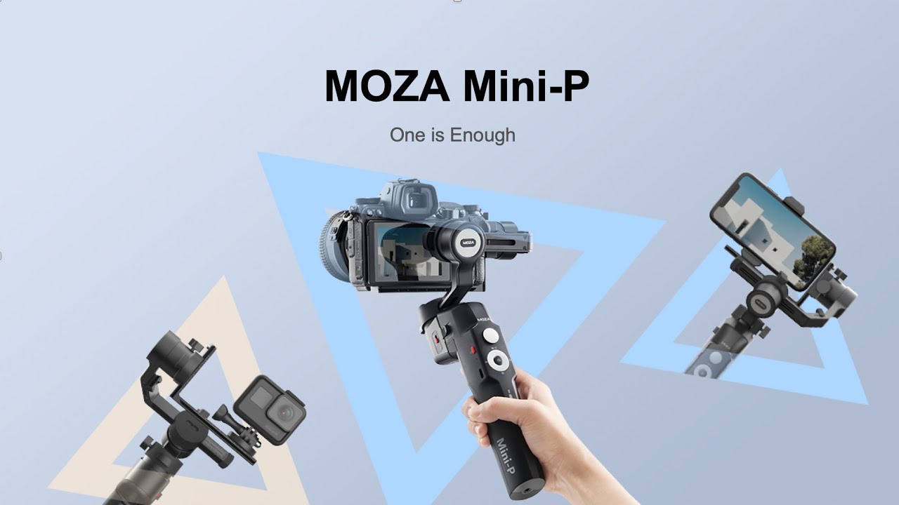 Meet the NEW Foldable & Lightweight 3-axis stabilizer MOZA Mini-P