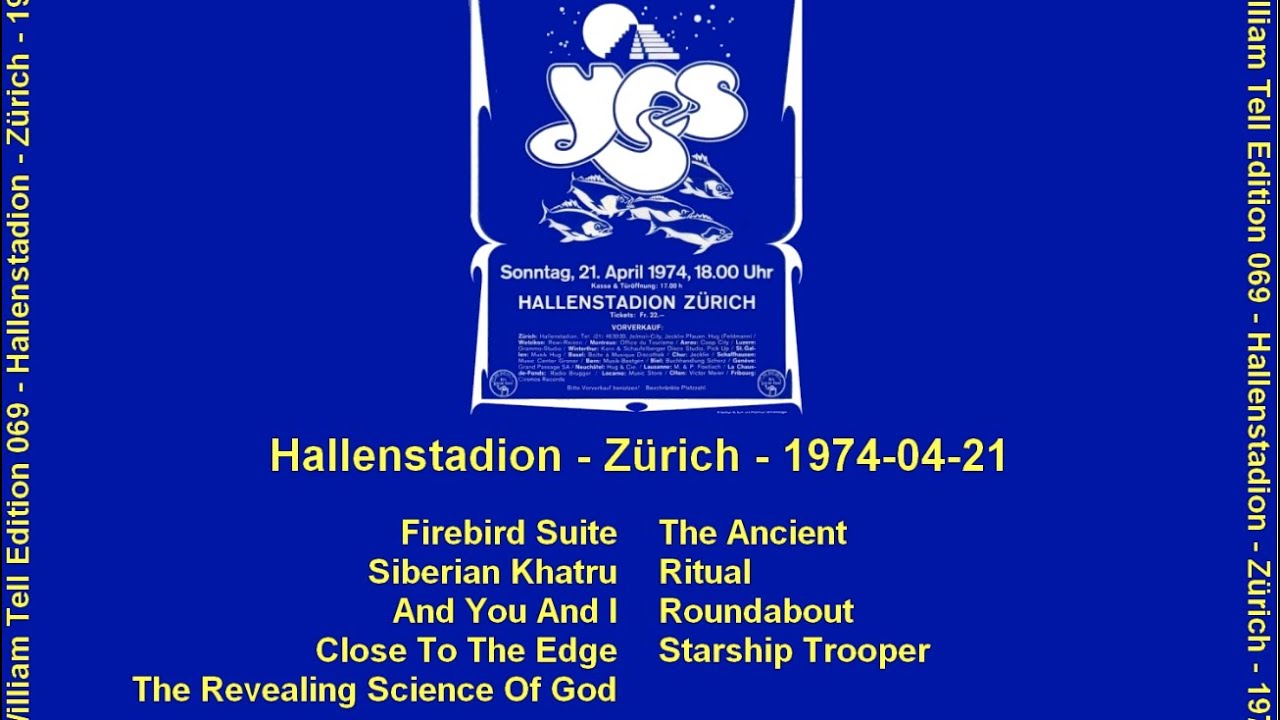 Yes - Live in Zurich - April 21st, 1974 - YouTube
