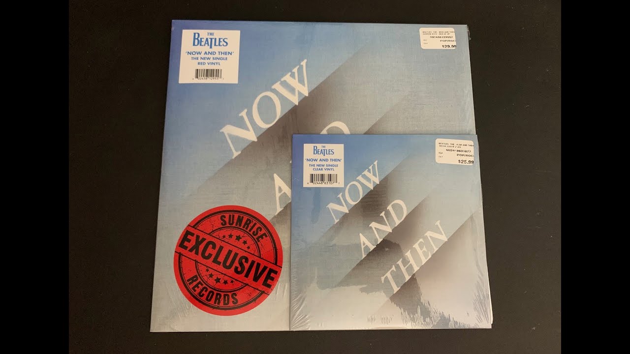 Now and Then: The Beatles (Clear and Red Vinyl) - YouTube