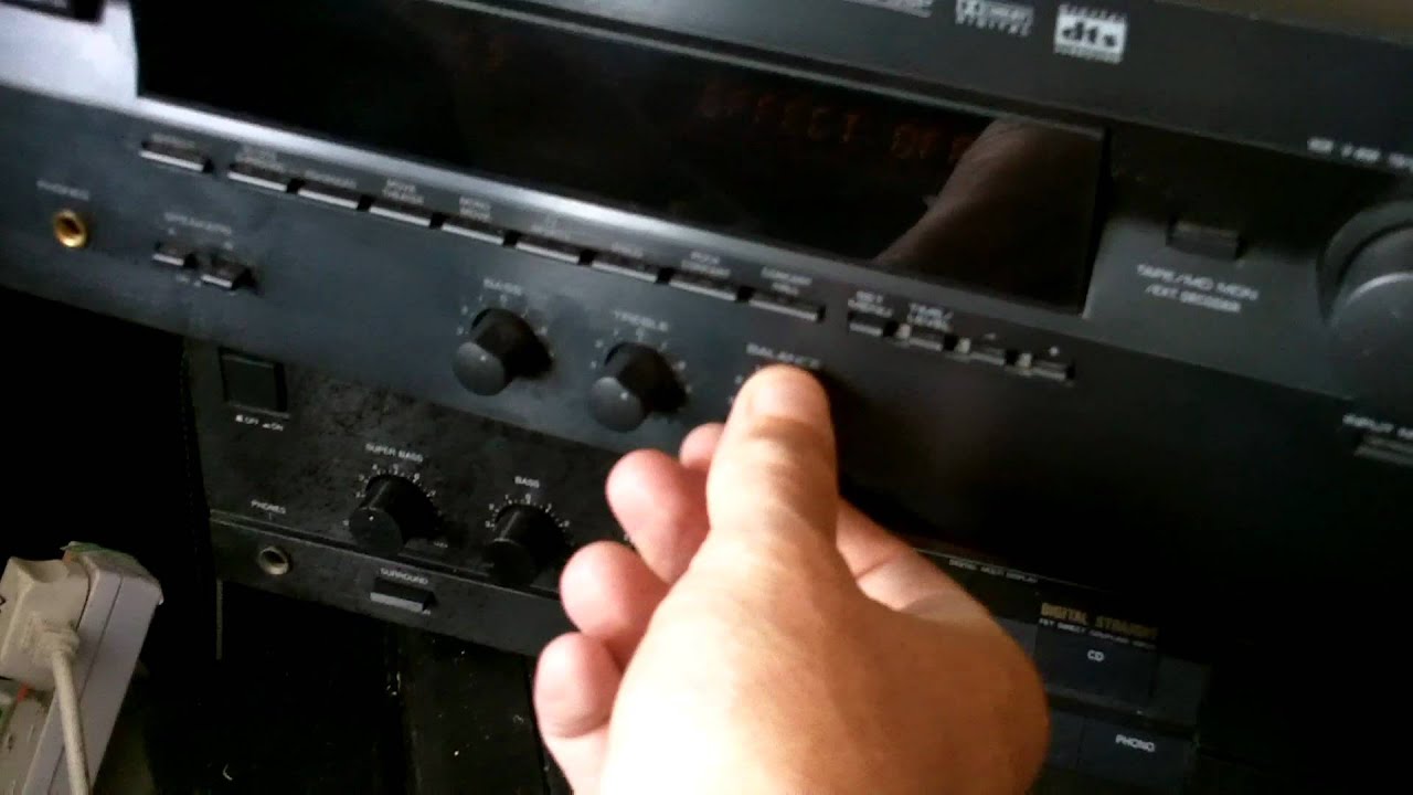 Yamaha DSP-A595a AV Amplifier - YouTube