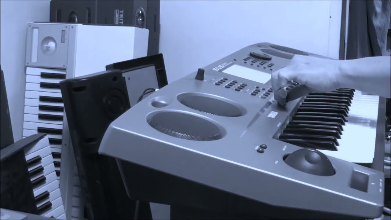 YAMAHA EOS B2000 アルペジエーターとツマミで音を変化させて遊んで