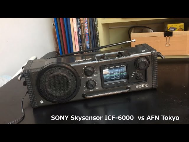 ラジオ日米戦：Radio ソニー SONY Skysensor ICF-6000 vs AFN Tokyo