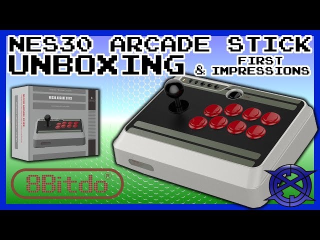 NES30 Arcade Stick by 8bitdo | Unboxing | First Impressions - YouTube