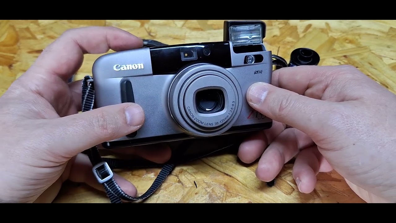 Canon Sure Shot Z135 35mm Film Camera - YouTube